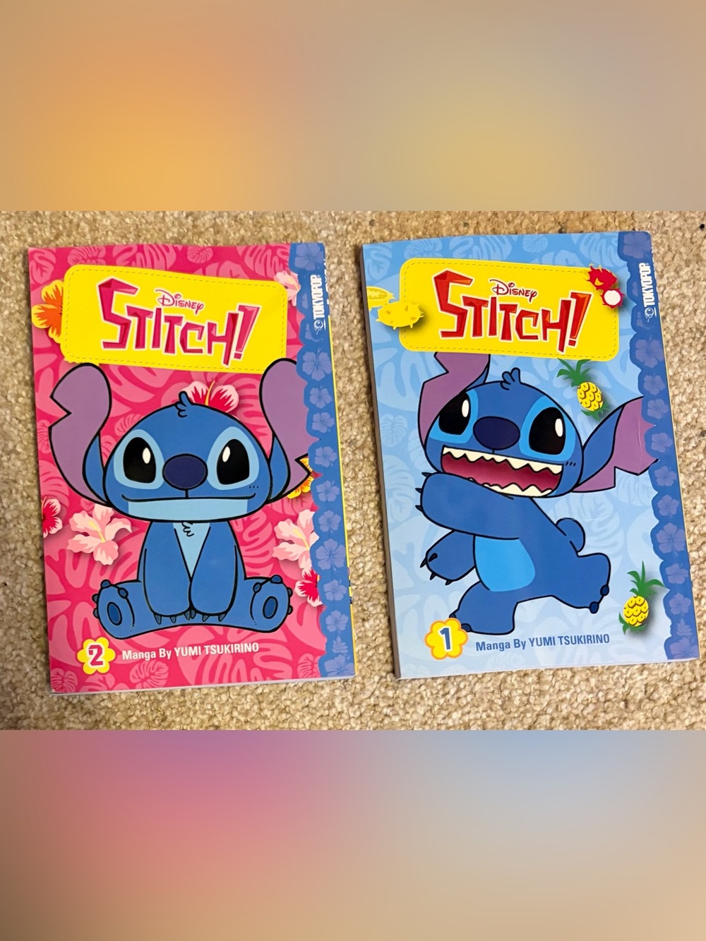 Disney Stitch Manga Books 1 & 2 Bundle New